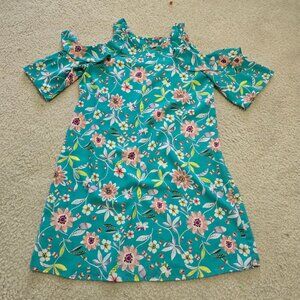 Cold-Shoulder Floral Dress – Size S